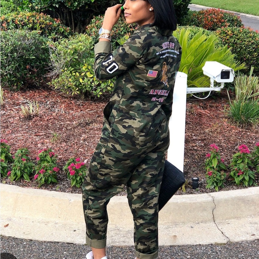 Camo jumpsuit